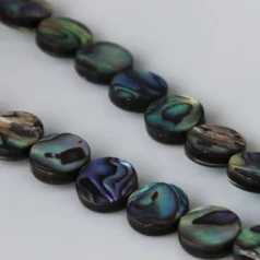 12x12mm Flat Round - Abalone
