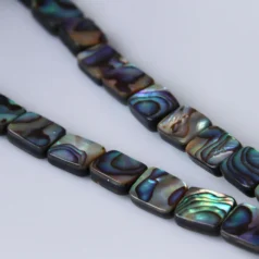 8x10mm Flat Rectangle - Abalone