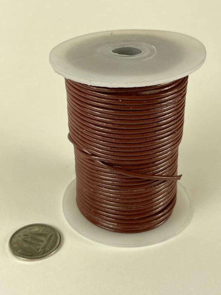 1.5mm Leather Cord - Light Brown