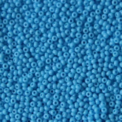 Czech Seed Beads, 10/0 - Opaque Lt. Blue Turquoise (loose)