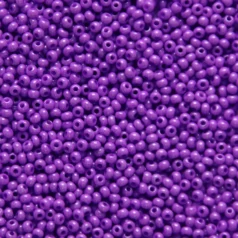Czech Seed Beads, 10/0 - Opaque Dyed Chalk Purple (loose)