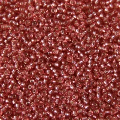 Czech Seed Beads, 10/0 - Silverlined Dark Pink Rose (loose)