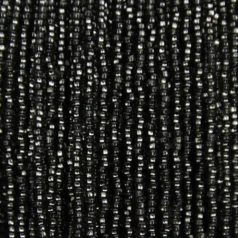 Czech Seed Beads, 11/0 - Silverlined Grey (strung)
