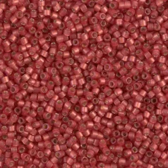 Miyuki Delica - 11/0 Duracoat Silverlined Dyed Color - Watermelon DB-2173