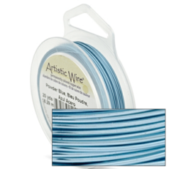 22ga Powder Blue Artistic Wire