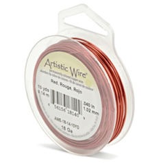 22ga Red Artistic Wire spool