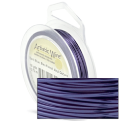 24ga Dark Blue Artistic Wire spool