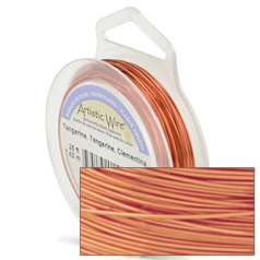 24ga Tangerine Artistic Wire spool