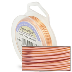 24ga Peach Artistic Wire spool