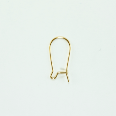 1 inch kidney shape ear wire, earring hook