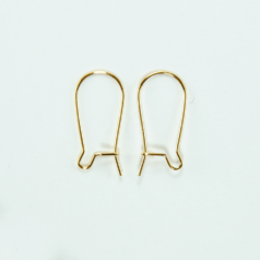 1 inch kidney shape ear wire, earring hook