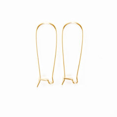 kidney shape earwire, earring hook