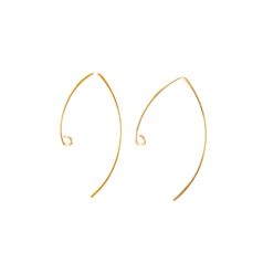 V shape earring hook, ear wire