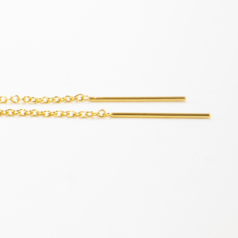 gold filled ear threading wire