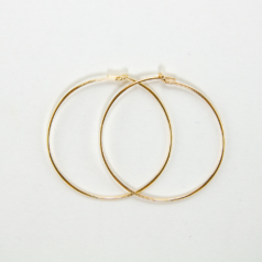gold filled earring hoops