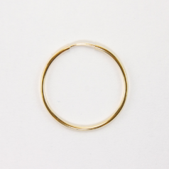 gold filled endless hoops ear wire