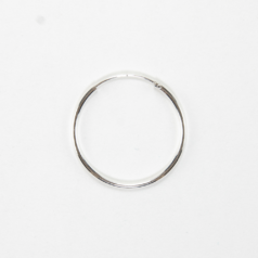 sterling silver earring hoops