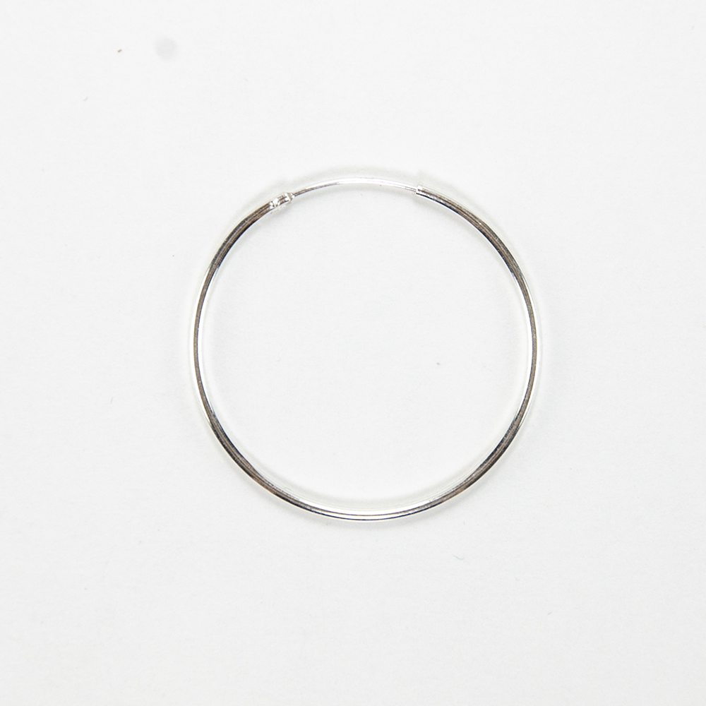 sterling silver earring hoops
