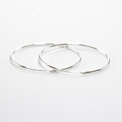 sterling silver earring hoops