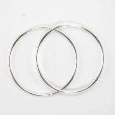 sterling silver earring hoops