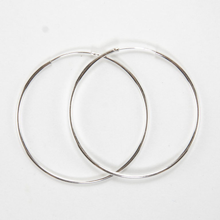 sterling silver earring hoops