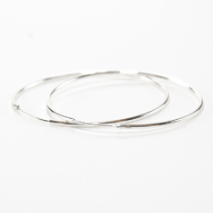 sterling silver earring hoops