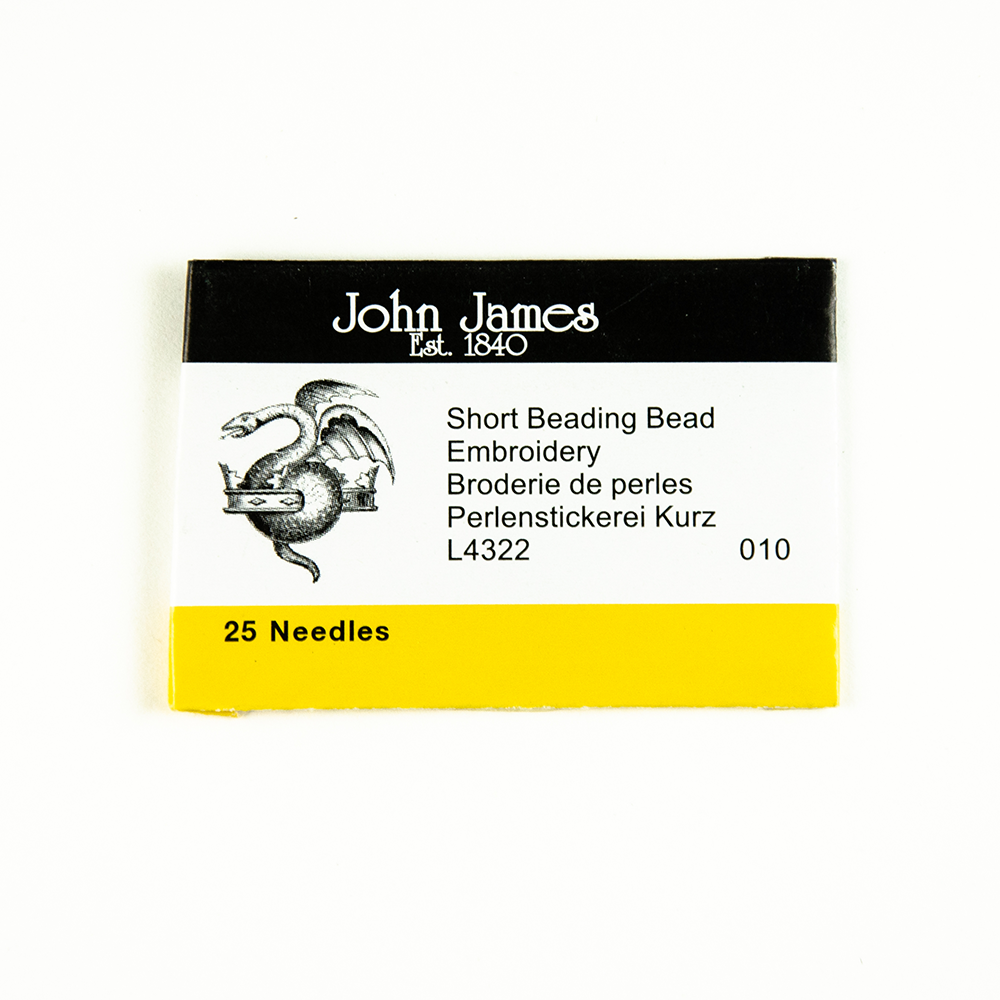 John James short beading needle embroidery