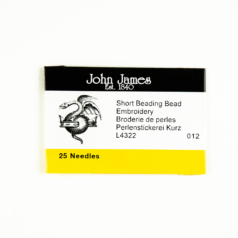 John James beading needles size 12