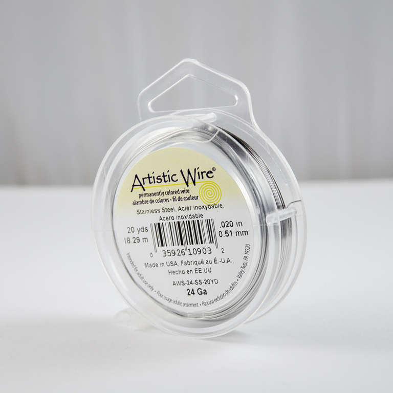 Artistic wire 24ga stainless steel