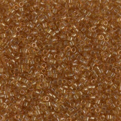 Miyuki Japanese Seed Bead, Delica size 11 – Transparent Amber Luster (DB118)