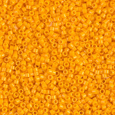Miyuki Delica – 11/0 – Duracoate Dyed Opaque Light Squash DB-2103