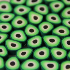 Polymer Clay Beads Avocado