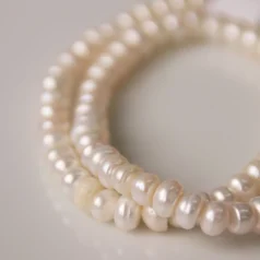 Fresh Water Pearl B Quality, Round 6 mm Natural
