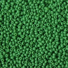 Czech Seed Beads, 10/0 - Opaque Lime Green (loose)