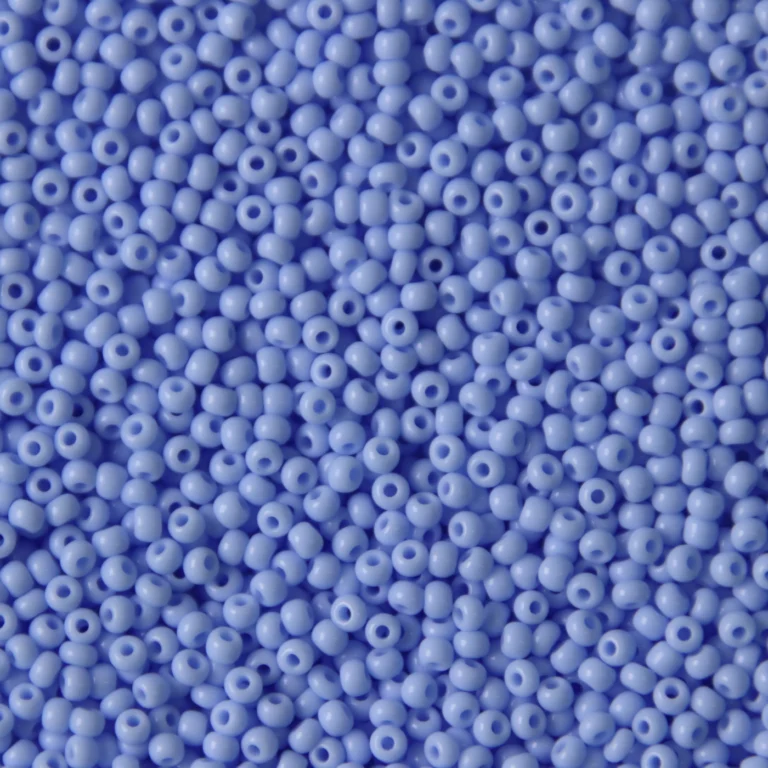 Czech Seed Beads, 10/0 - Opaque Light Blue (loose)