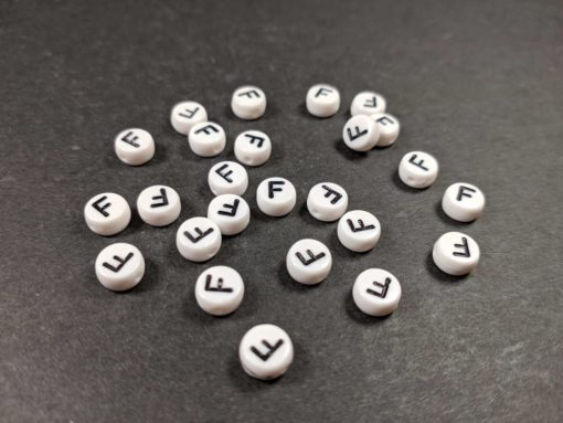 Plastic Beads F Round