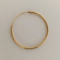 Endless Hoop 28mm 24K gold plated
