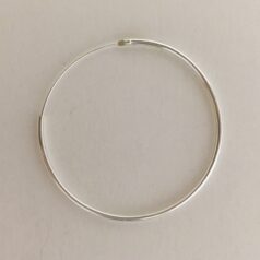 Endless Hoop 32mm .999 fine silver plated