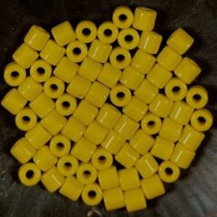 Preciosa  Rola Beads, Opaque size 6.2mm - Light Yellow (loose)