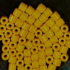 Preciosa  Rola Beads, Opaque Size 7.7mm - Yellow (loose)