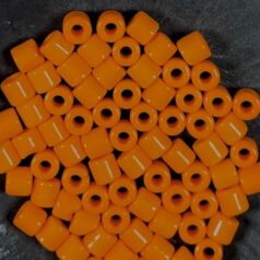 Preciosa  Rola Beads, Opaque Size 7.7mm - Light Orange (loose)