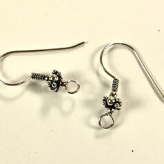 Bali Sterling Silver Ear Wire