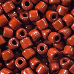 Preciosa  Rola Beads, Opaque Size 7.7mm - Brown (loose)