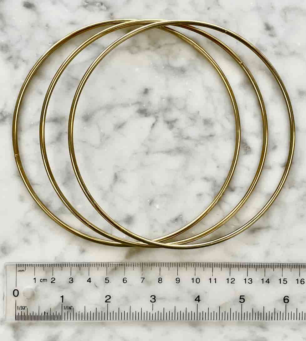Dream Catcher Ring- Brass 5 inch
