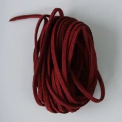 Ultrasuede Lace 3mm - Red