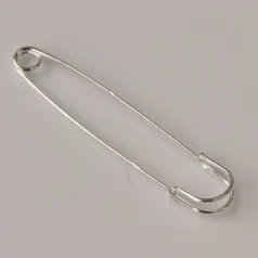 Safety Pins with 3 loops 57mm Stainless Steel