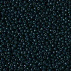 Czech Seed Beads, 11/0 - Opaque Opaque Olive Green (loose)