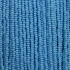 Czech Seed Beads, 11/0 - Opaque Light Turquoise (strung)