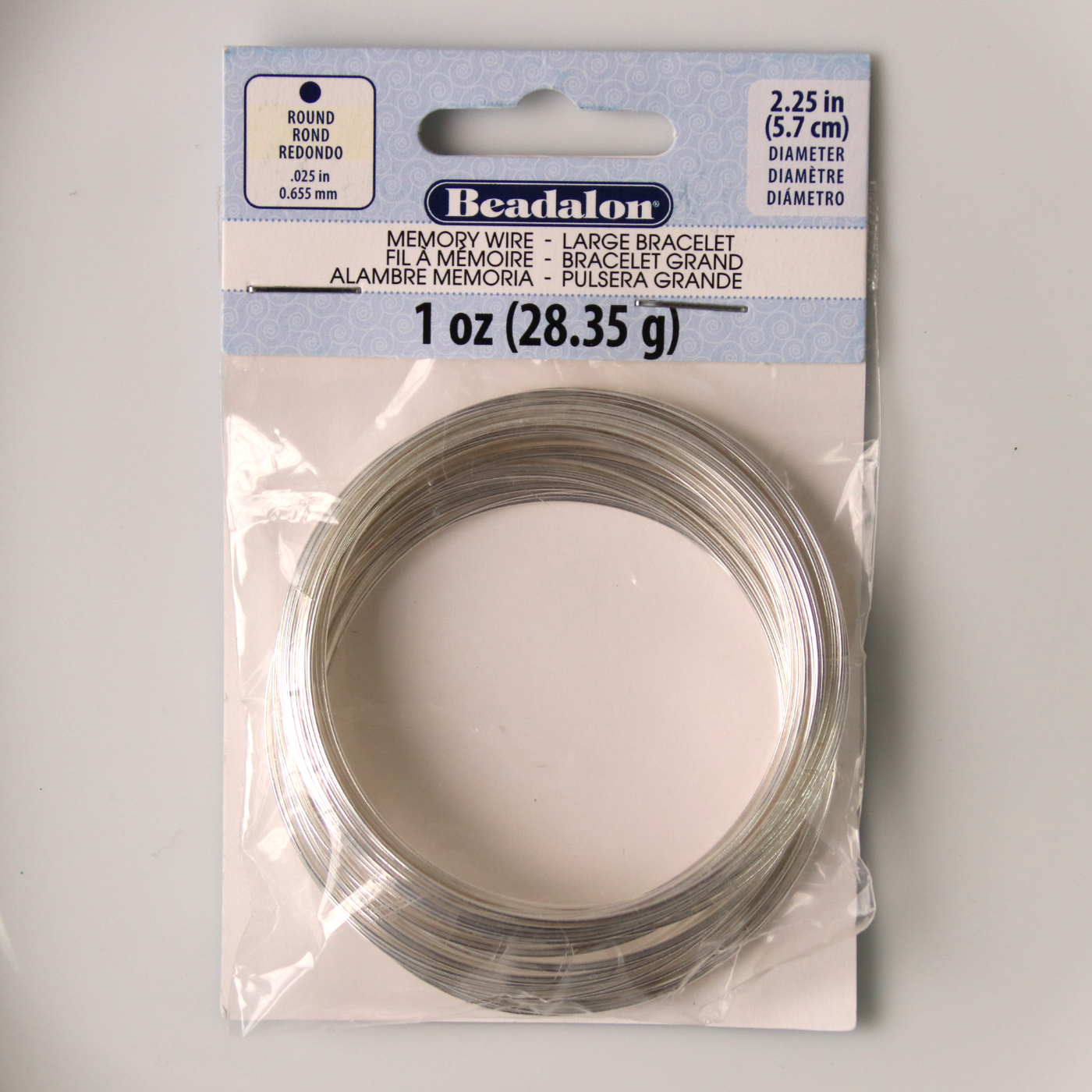 Memory Wire - Silver plated - Large