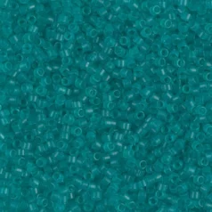 Miyuki Delica - 11/0 – Dyed Semi Frosted Transparent Teal DB-786